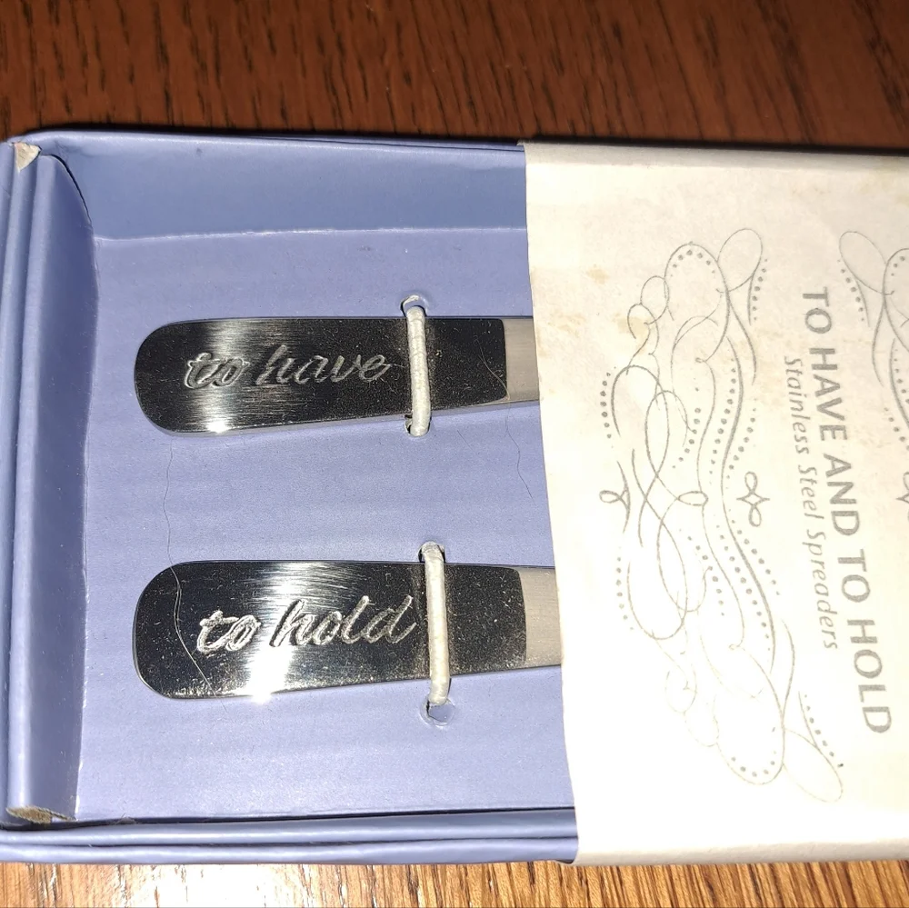 Ten Thousand Villages Stainless Steel Spreaders
